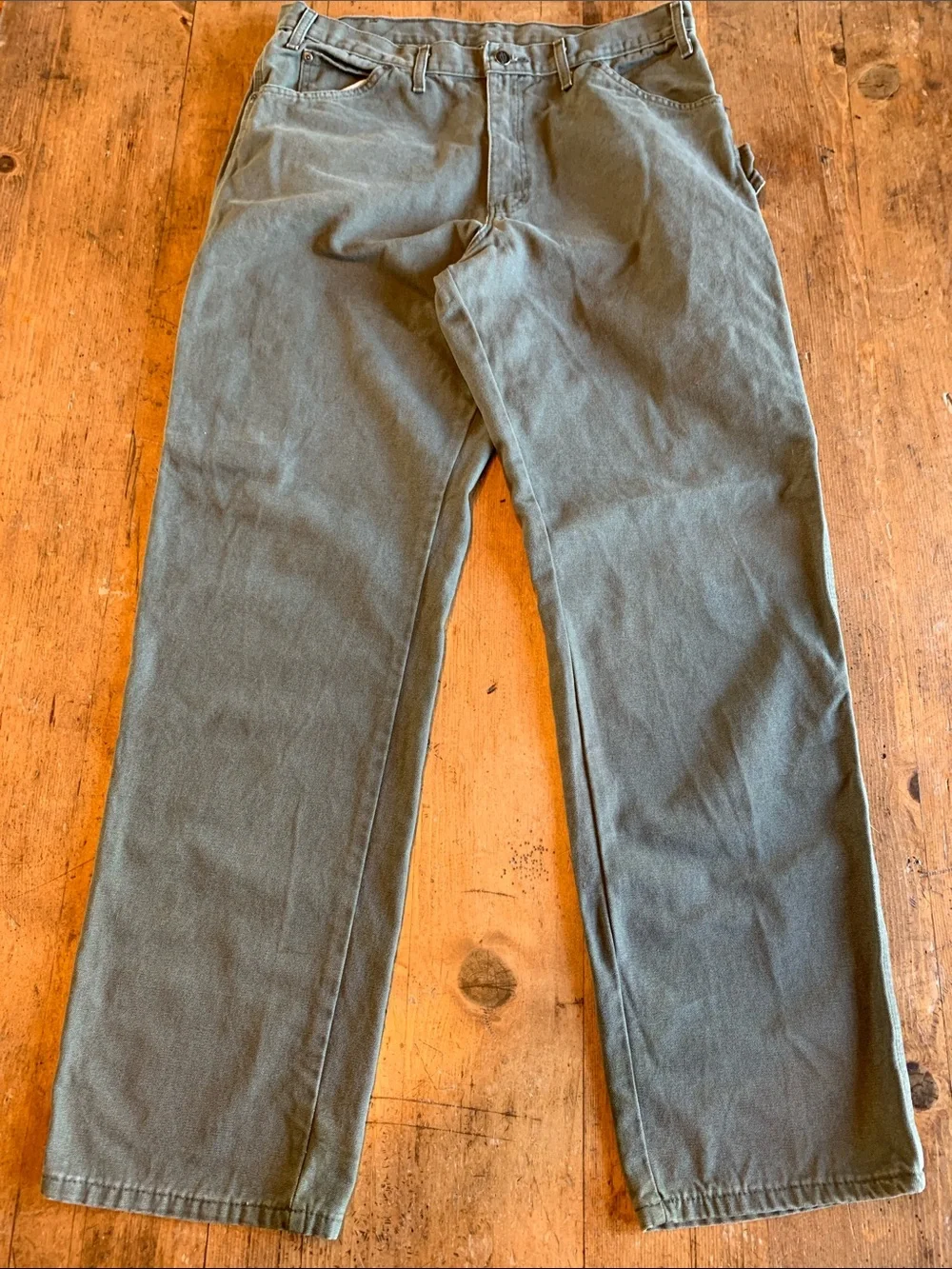Dickies Men's Olive Green Workwear Chinos